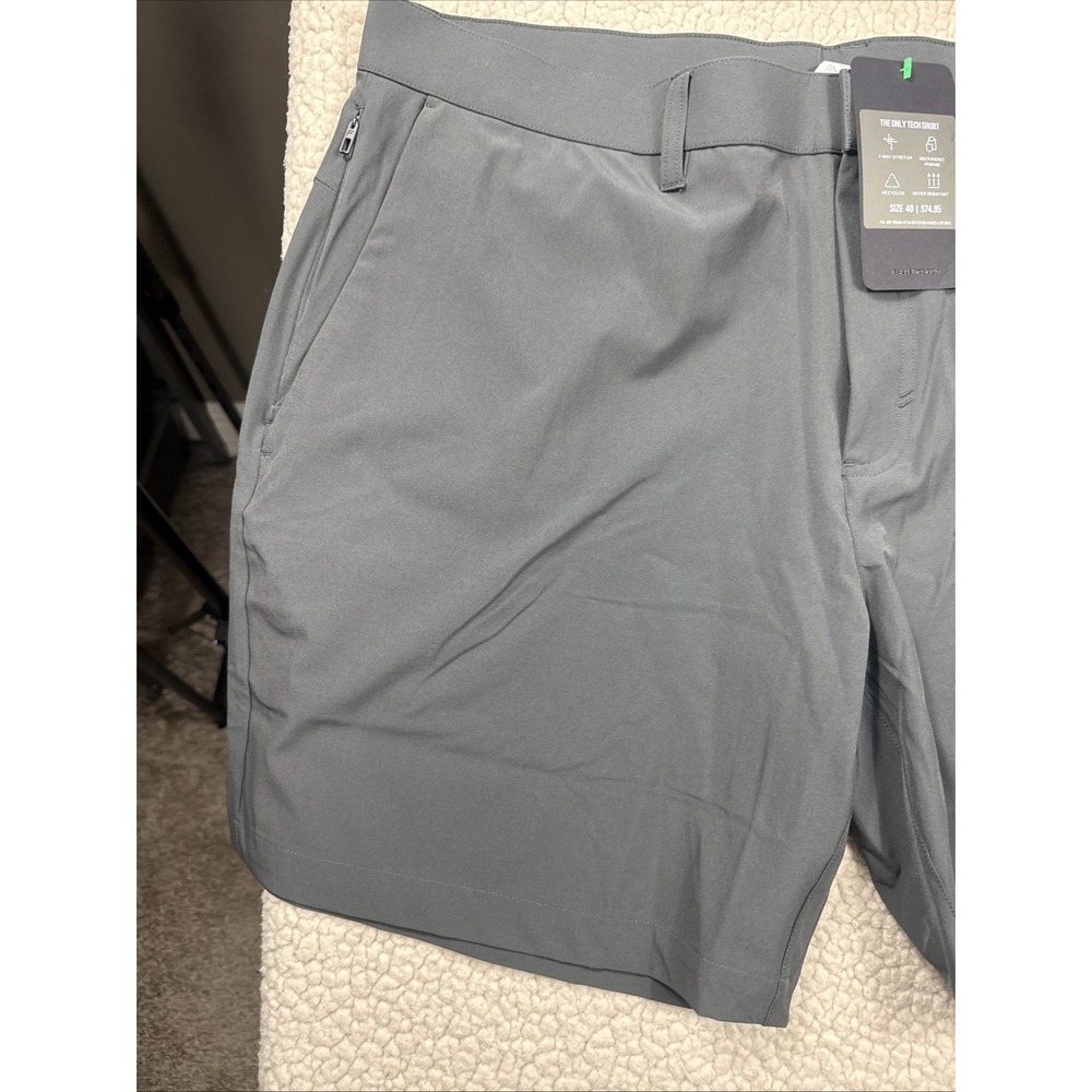 Fabletics‎ The Only Tech Short Unlined Men's XL Gray Stretch Quick Dry New NWT - Picture 3 of 11